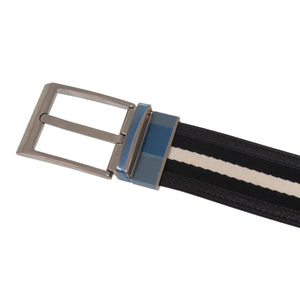 未使用品 バリー SHIFFIE 35 R.TSP MBB02PSI057-I945P レザー ブラック シルバー金具 黒 ベルト 0944【中古】BALLY