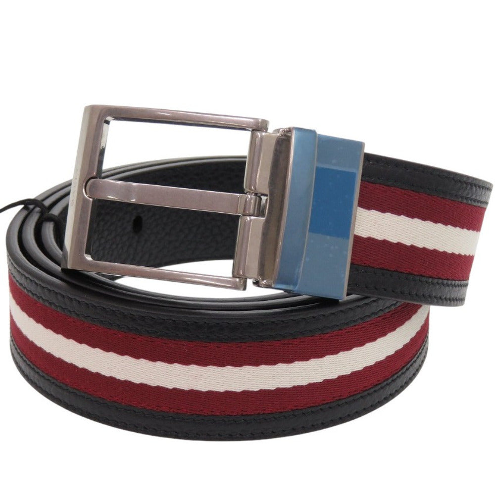 未使用品 バリー SHIFFIE 35 R.TSP MBB02PSI057-I946P レザー シルバー金具 レッド ベルト 0945【中古】BALLY