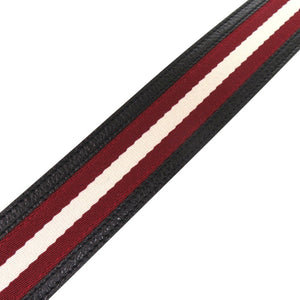 未使用品 バリー SHIFFIE 35 R.TSP MBB02PSI057-I946P レザー シルバー金具 レッド ベルト 0945【中古】BALLY