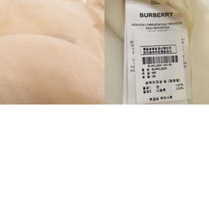 未使用品 バーバリー シルクレースブラウス 8016731 A7134 ベージュ 0950【中古】BURBERRY