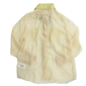 未使用品 バーバリー シルクレースブラウス 8016731 A7134 ベージュ 0950【中古】BURBERRY