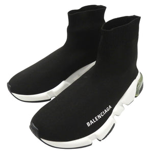 新品同様 バレンシアガ Speed Trainer スピードトレーナー スニーカー ファブリック ブラック 0958【中古】BALENCIAGA