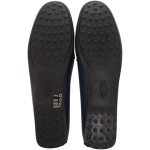 新品同様 トッズ ローファー シティゴンミーニ ドライビングシューズ レザー ネイビー 紺 レザーシューズ 0961【中古】TOD’S