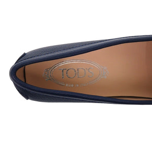 新品同様 トッズ ローファー シティゴンミーニ ドライビングシューズ レザー ネイビー 紺 レザーシューズ 0961【中古】TOD’S