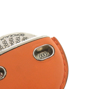 美品 エルメス タイユヴァン レザー オレンジ ワイン評価表 0971【中古】HERMES