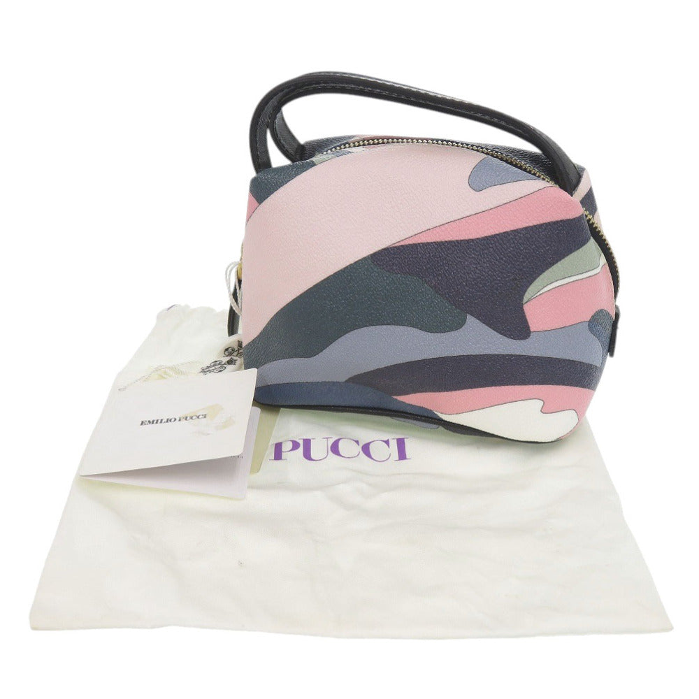 未使用 エミリオ プッチ プラスチック/レザー マルチカラー ハンドバッグ 1023【中古】Emilio Pucci