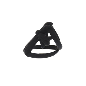 新品同様 クロムハーツ INFINITY CH CRS PLSTC インフィニティCHクロス ラバー ブラック リング 指輪 黒 1033【中古】CHROME HEARTS