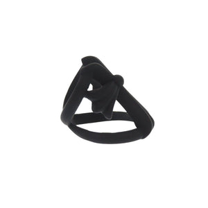 新品同様 クロムハーツ INFINITY CH CRS PLSTC インフィニティCHクロス ラバー ブラック リング 指輪 黒 1033【中古】CHROME HEARTS