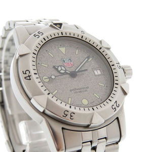 タグホイヤー WD1211-K-20 プロフェッショナル200m SS グレー シルバー クオーツ 腕時計 1043【中古】TAG HEUER
