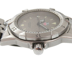 タグホイヤー WD1211-K-20 プロフェッショナル200m SS グレー シルバー クオーツ 腕時計 1043【中古】TAG HEUER