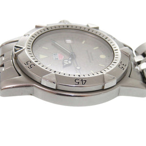 タグホイヤー WD1211-K-20 プロフェッショナル200m SS グレー シルバー クオーツ 腕時計 1043【中古】TAG HEUER
