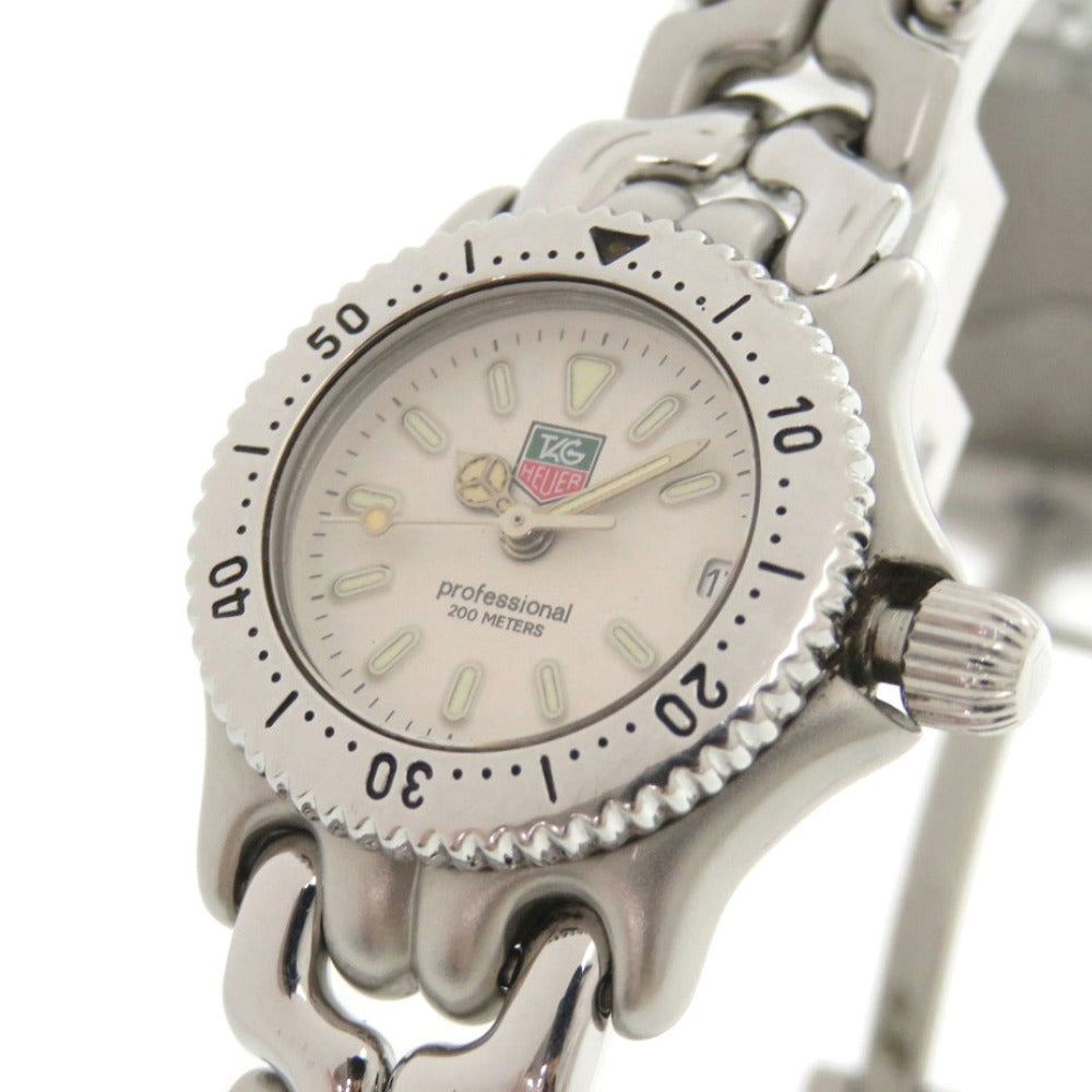 タグホイヤー S99.008 セル SS クリーム シルバー クオーツ 腕時計 1045【中古】TAG HEUER