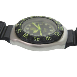 タグホイヤー フォーミュラ1 376.508 SS ラバー ブラック 黒文字盤 クオーツ 腕時計 1046【中古】TAG HEUER