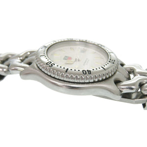タグホイヤー WG1312-2 セル デイト SS ホワイト 白文字盤 シルバー クオーツ 腕時計 1048【中古】TAG HEUER