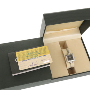 新品同様 グッチ 1900L SS ブラック シルバー 黒文字盤 クオーツ 腕時計 1058【中古】GUCCI