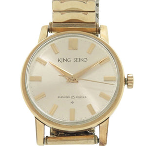 セイコー キングセイコー K5J14S-438-E SS ゴールド 手巻き 腕時計 1063【中古】SEIKO