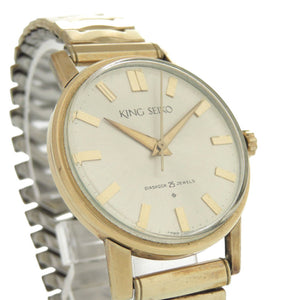 セイコー キングセイコー K5J14S-438-E SS ゴールド 手巻き 腕時計 1063【中古】SEIKO