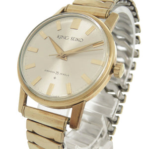 セイコー キングセイコー K5J14S-438-E SS ゴールド 手巻き 腕時計 1063【中古】SEIKO
