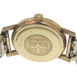 セイコー キングセイコー K5J14S-438-E SS ゴールド 手巻き 腕時計 1063【中古】SEIKO