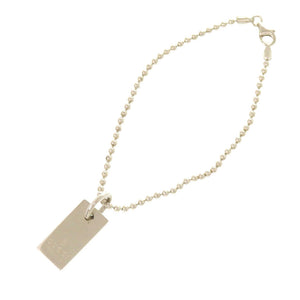 グッチ プレート ブレスレット シルバー925 アクセサリー 1068 【中古】 GUCCI