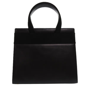 サルヴァトーレフェラガモ ヴァラリボン BA214178 レザー ブラック 黒 ハンドバッグ 1168【中古】Salvatore Ferragamo