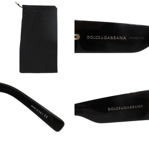 美品 ドルチェアンドガッバーナ BD0860720 プラスチック ブラック 黒 サングラス 1177【中古】DOLCE&GABBANA