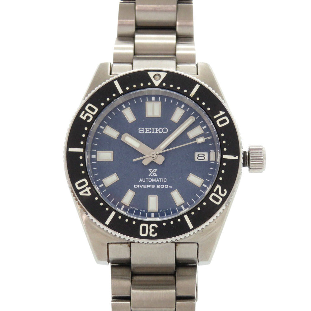 新品同様 セイコー プロスペックス ダイバースキューバ Save the Oceanモデル 6R35-01V0 SBDC165 SS ブルー 自動巻き 腕時計 青文字盤 1197【中古】SEIKO