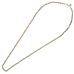 ティファニー ツイスト スクリュー チェーン シルバー925 K18イエローゴールド シルバー ネックレス 1210【中古】TIFFANY&Co.