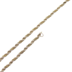 ティファニー ツイスト スクリュー チェーン シルバー925 K18イエローゴールド シルバー ネックレス 1210【中古】TIFFANY&Co.