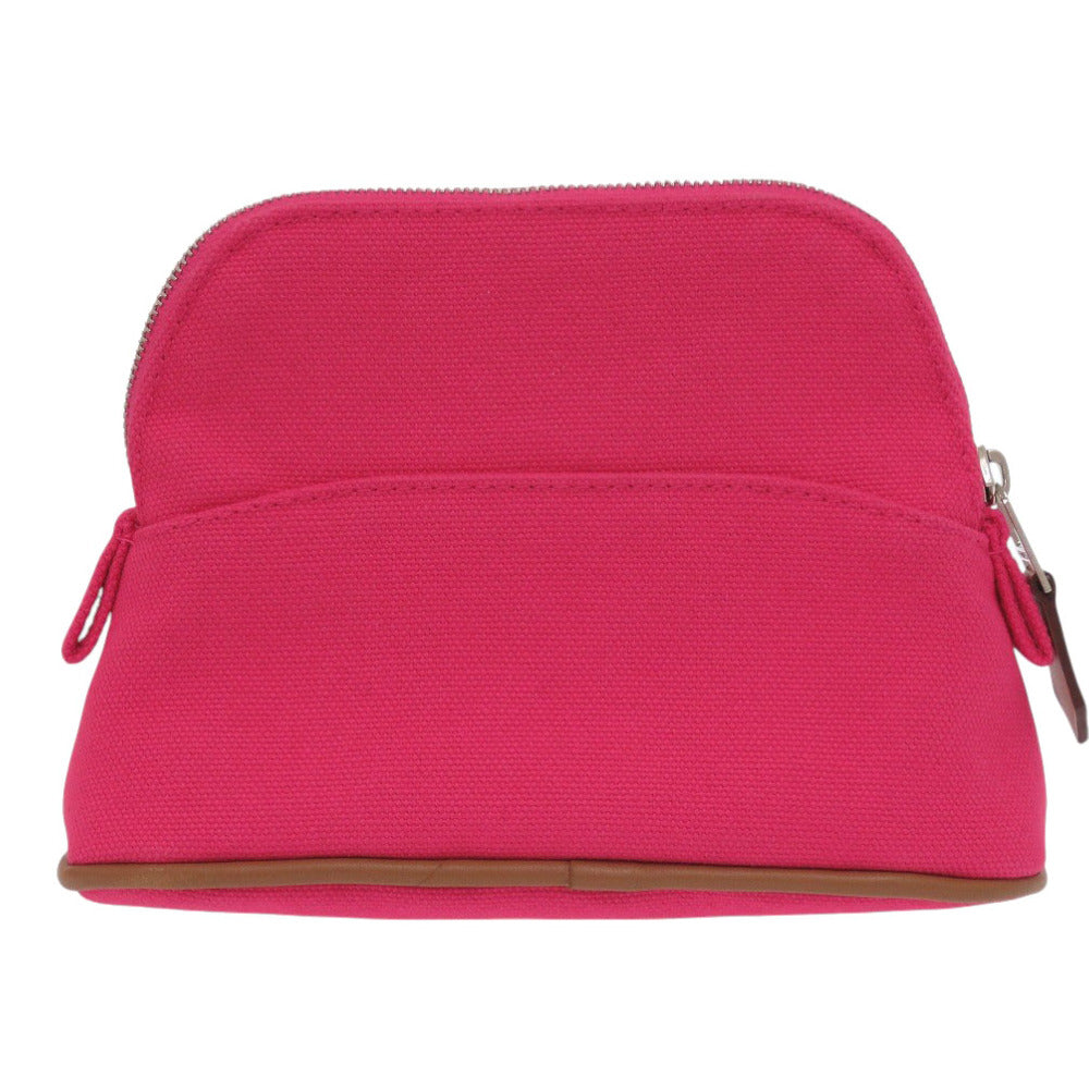 新品同様 エルメス ボリードポーチ 16 ミニミニ コットン フランボワーズ ポーチ 1213【中古】HERMES