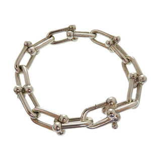 美品 ティファニー ハードウェア リンク 60153089 シルバー925 スターリングシルバー 銀 ブレスレット 1240【中古】TIFFANY&Co.