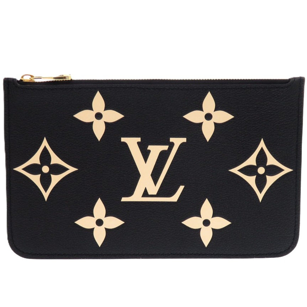 新品同様 ルイ ヴィトン ネヴァーフルポーチ アンプラント モノグラムアンプラント ノワール LV 黒 ポーチ 1249【中古】LOUIS VUITTON