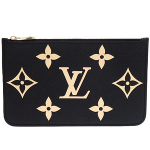新品同様 ルイ ヴィトン ネヴァーフルポーチ アンプラント モノグラムアンプラント ノワール LV 黒 ポーチ 1249【中古】LOUIS VUITTON