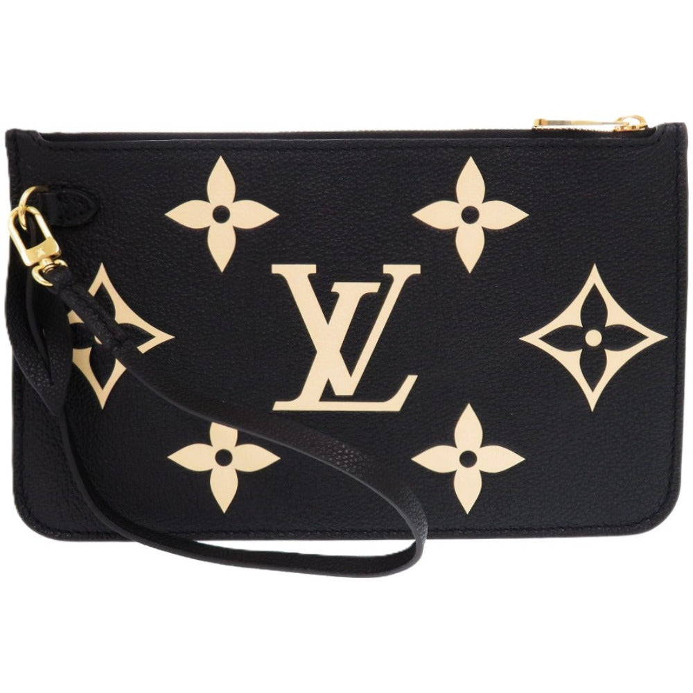 新品同様 ルイ ヴィトン ネヴァーフルポーチ アンプラント モノグラムアンプラント ノワール LV 黒 ポーチ 1249【中古】LOUIS VUITTON