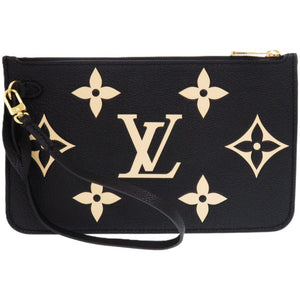 新品同様 ルイ ヴィトン ネヴァーフルポーチ アンプラント モノグラムアンプラント ノワール LV 黒 ポーチ 1249【中古】LOUIS VUITTON