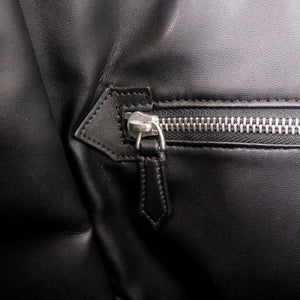 美品 モンブラン カーフレザー ブラック トートバッグ 黒 1258【中古】MONTBLANC