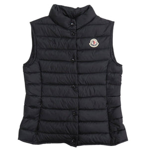 美品 モンクレール LIANE GILET サイズ12A ナイロン ブラック ダウンベスト 黒 1268【中古】MONCLER キッズ