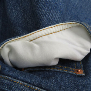 新品同様 グッチ × Disney ドナルド サイズ26 コットン ブルー デニムパンツ 1270【中古】GUCCI