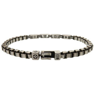 美品 ルイ ヴィトン LV テーラー モノグラム フラワー イニシャル M1149L シルバー925 黒 LV 1278【中古】LOUIS VUITTON