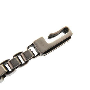 美品 ルイ ヴィトン LV テーラー モノグラム フラワー イニシャル M1149L シルバー925 黒 LV 1278【中古】LOUIS VUITTON