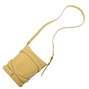 美品 アレキサンダーマックイーン 6029SS 656467 レザー イエロー ショルダーバッグ 1295【中古】Alexander McQueen