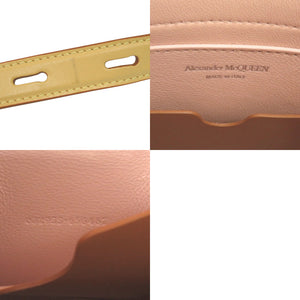 美品 アレキサンダーマックイーン 6029SS 656467 レザー イエロー ショルダーバッグ 1295【中古】Alexander McQueen