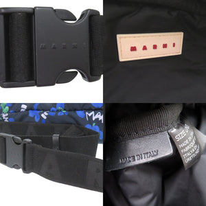 美品 マルニ パフ Puff ベルトバッグ クロスボディバッグ 斜め掛け MUMQ0021U1 P6484 00B80 ウエストバッグ ナイロン マルチカラー 1299【中古】MARNI