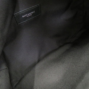 美品 サンローランパリ パームツリー柄 ボディバッグ 581375 ウエストバッグ ナイロン オレンジ 1318【中古】SAINT LAURENT PARIS