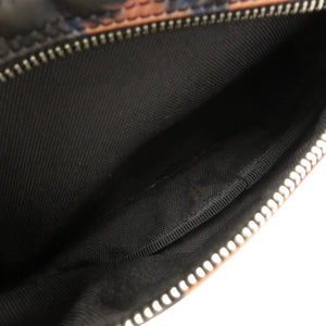 美品 サンローランパリ パームツリー柄 ボディバッグ 581375 ウエストバッグ ナイロン オレンジ 1318【中古】SAINT LAURENT PARIS