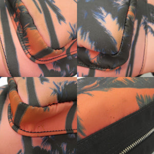 美品 サンローランパリ パームツリー柄 ボディバッグ 581375 ウエストバッグ ナイロン オレンジ 1318【中古】SAINT LAURENT PARIS