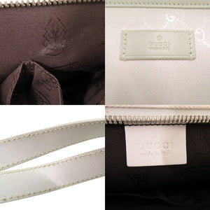 グッチ GGインプリメ 211138 トートバッグ PVC ホワイト 1364【中古】GUCCI