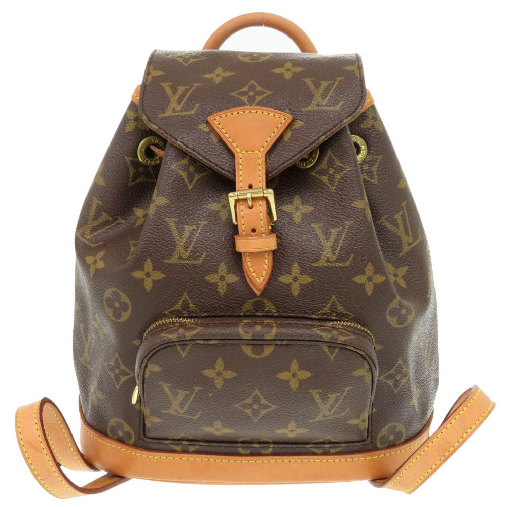 ルイ ヴィトン ミニモンスリ モノグラム M51137 リュック デイパック LV 1365【中古】LOUIS VUITTON