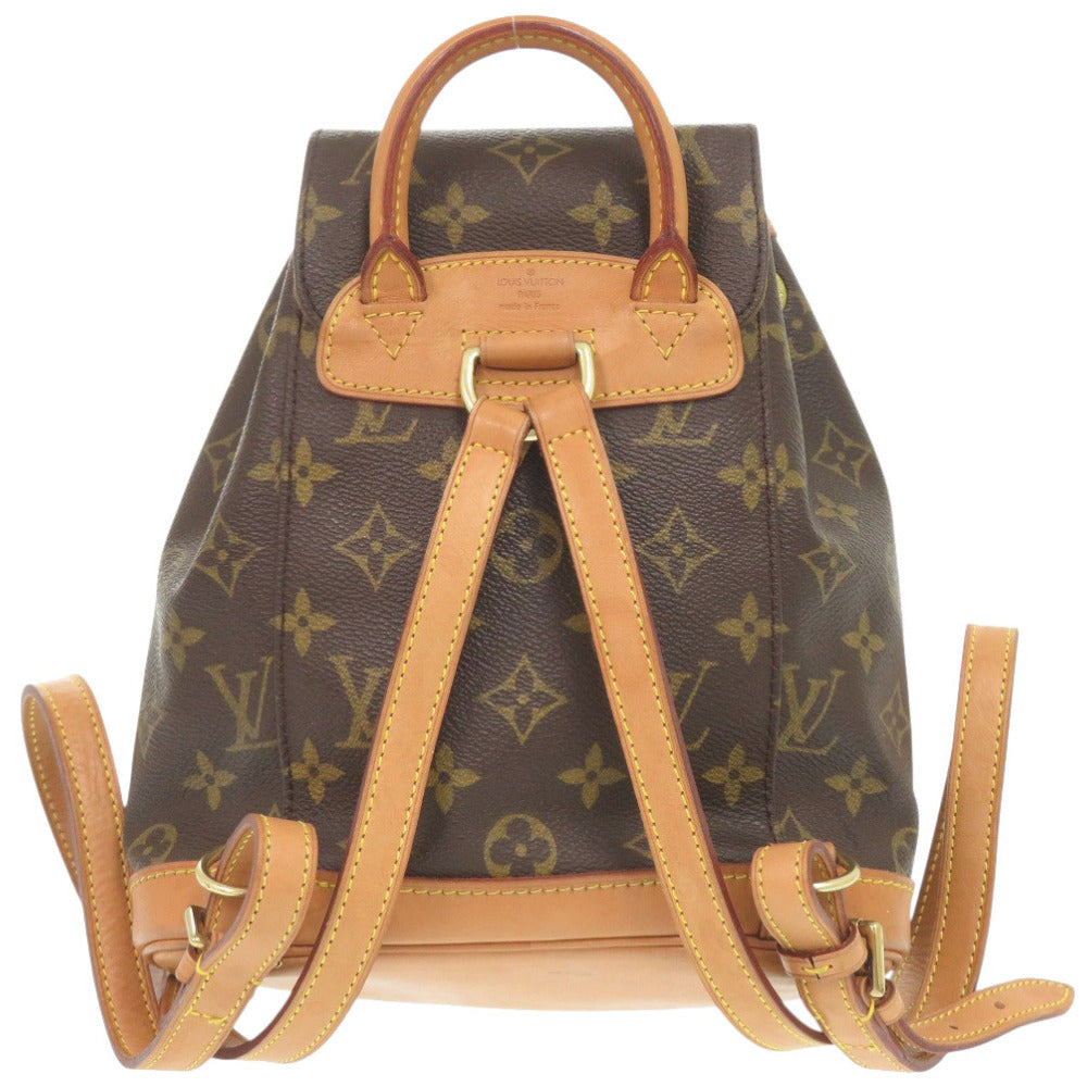ルイ ヴィトン ミニモンスリ モノグラム M51137 リュック デイパック LV 1365【中古】LOUIS VUITTON