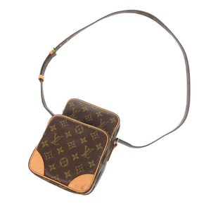 美品 ルイ ヴィトン アマゾン モノグラム M45236 ブラウン ショルダーバッグ LV 1375【中古】LOUIS VUITTON